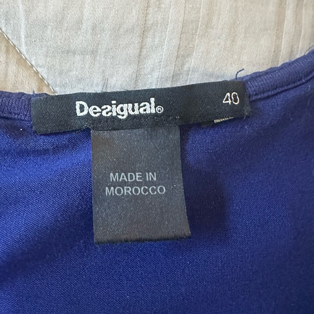 Desigual Mixed Pattern Dress - Picture 5 of 11